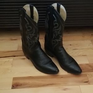 Dan Post Leather Cowboy Boots, sz 11.5M, EUC